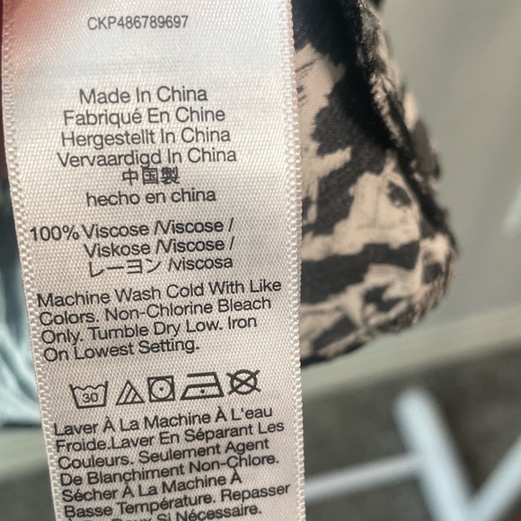 Madewell Black and White Patterned Cami - Picture 9 of 10